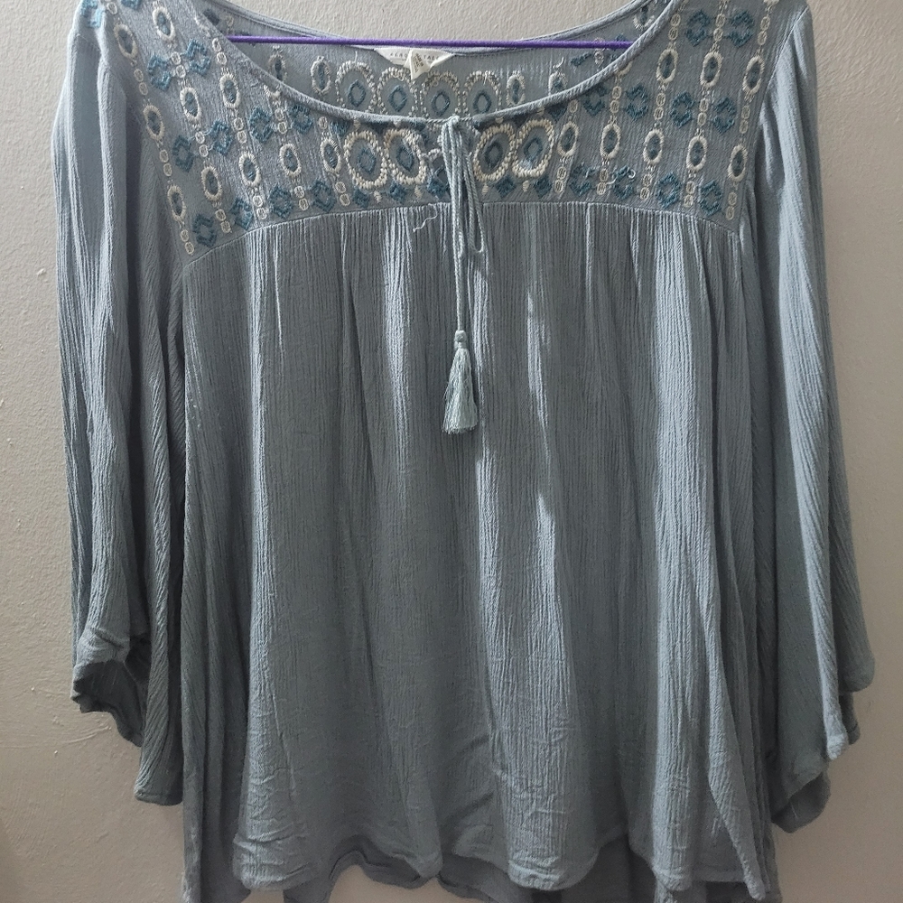 Aeropostale | Bohemian Tassle Blouse